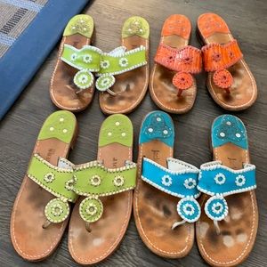 Jack Rogers- four pairs for sale all together!